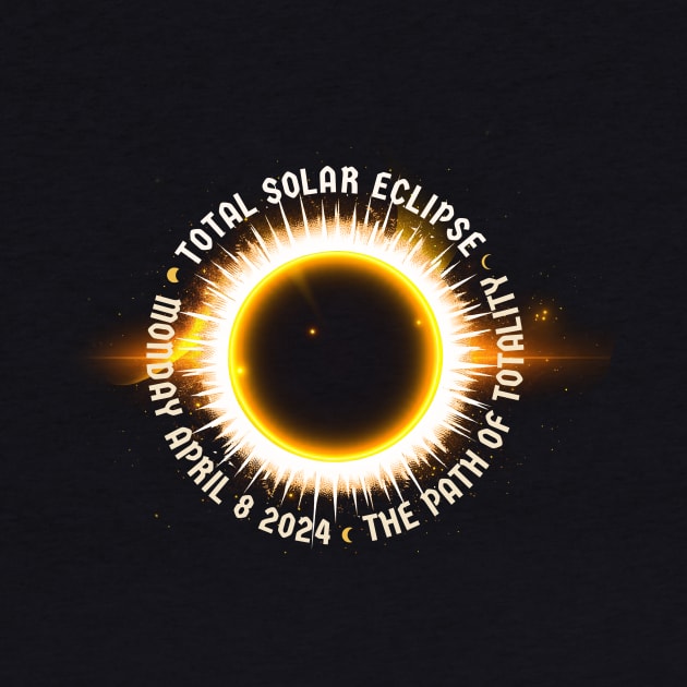 total solar eclipse - the path of totality by Cybord Design